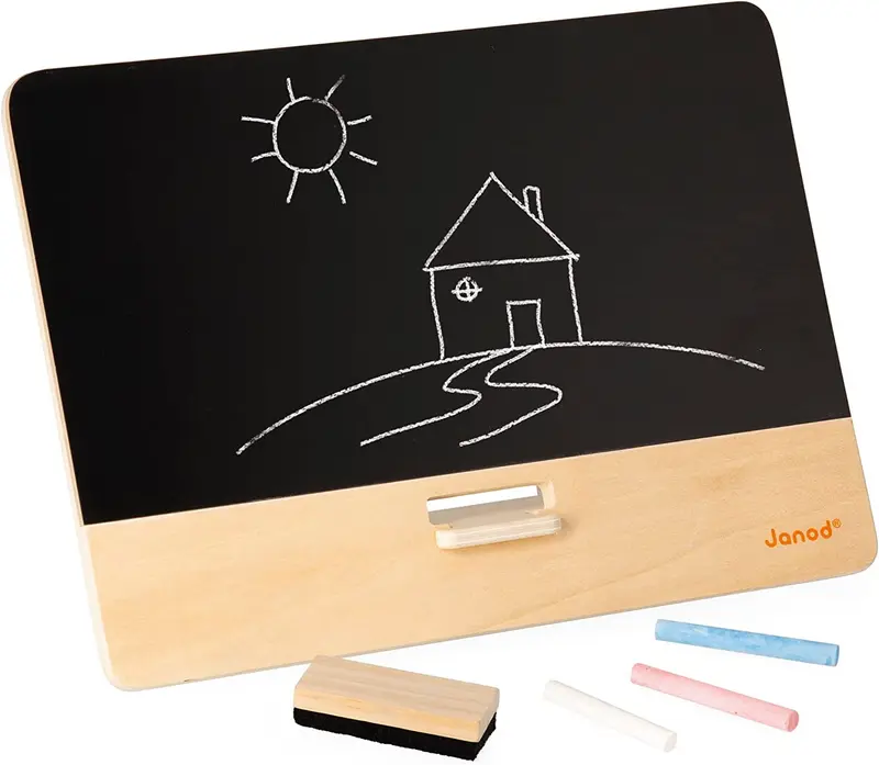 Pizarra infantil negra de mesa - janod j09636