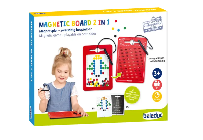 Pizarra Magnética 2 en 1 Beleduc | Motricidad Fina +3