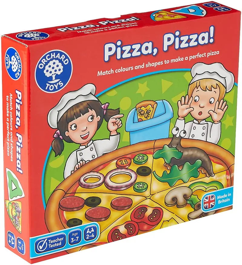 Pizza Game – Juego de Colores y Formas para Niños | Orchard Toys