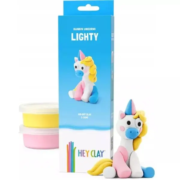 Plastilina interactiva Unicornio Lighty (3 botes)