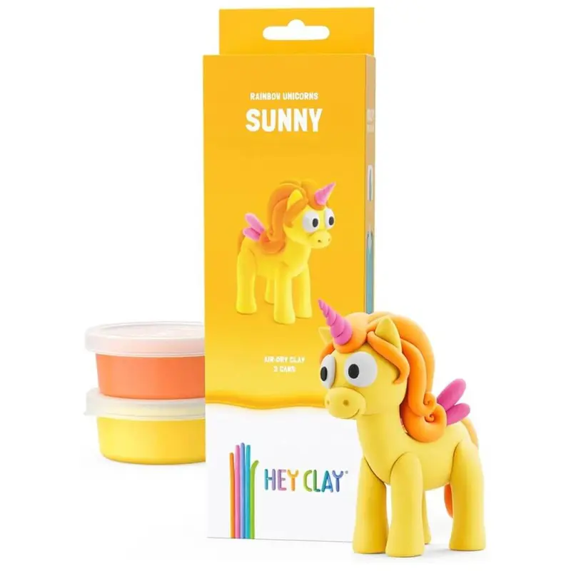 Plastilina interactiva Unicornio Sunny (3 botes)