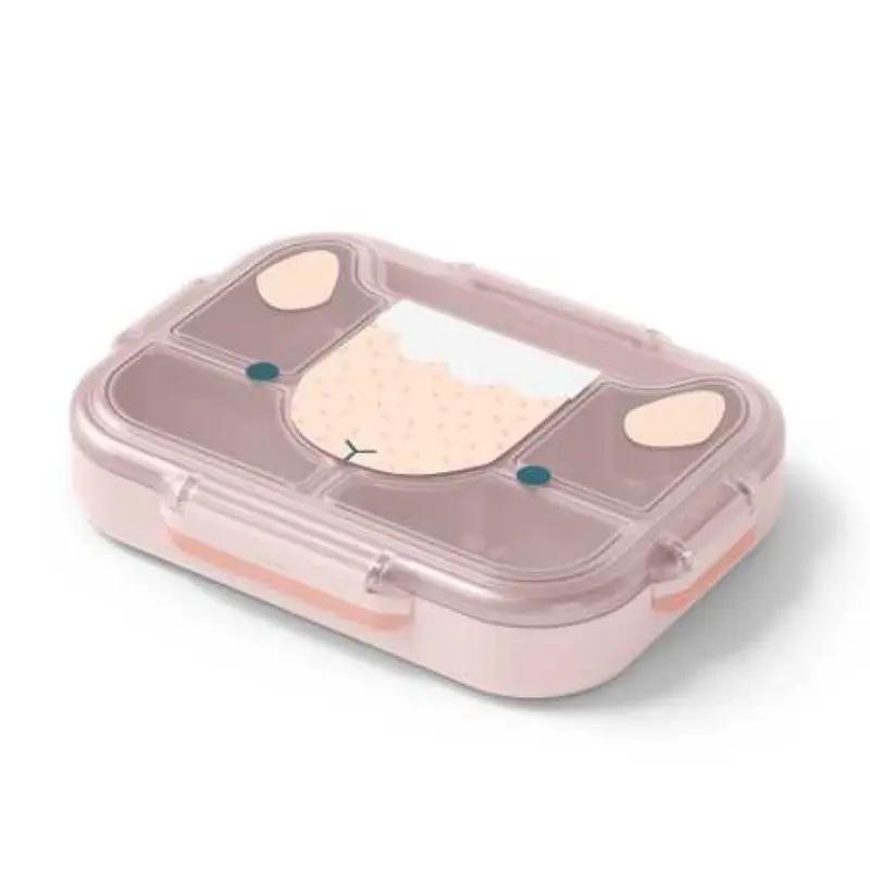 Plato MB Wonder con compartimentos Rosa