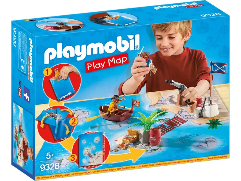 Play Map, Mapa de Piratas - Playmobil 9328