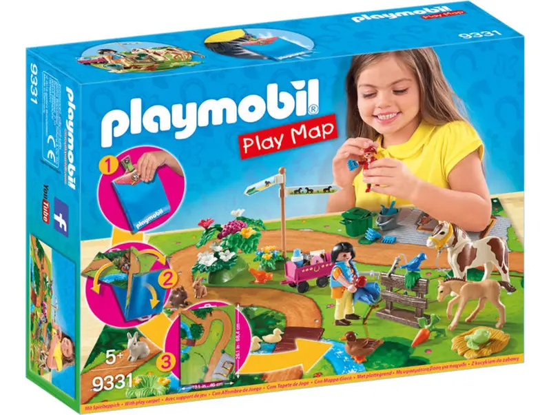 Play Map Ponis - Playmobil 9331