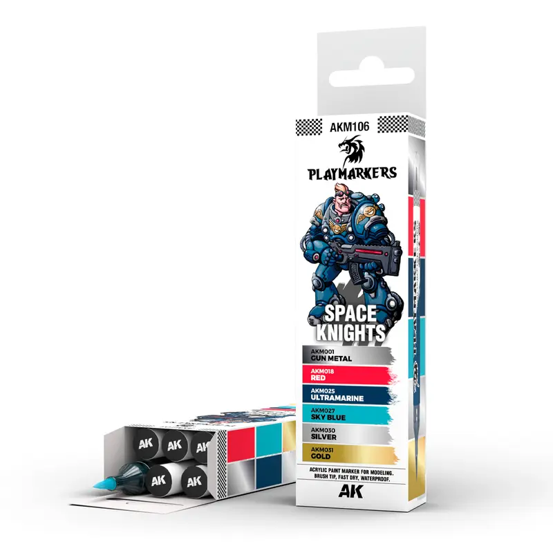 Playmarkers Set - Space Knight (6 Ref.)