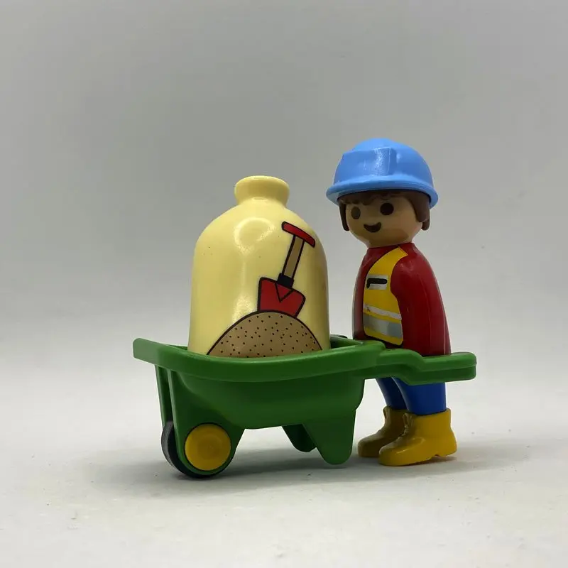 Playmobil 123 Albañil Carretillero