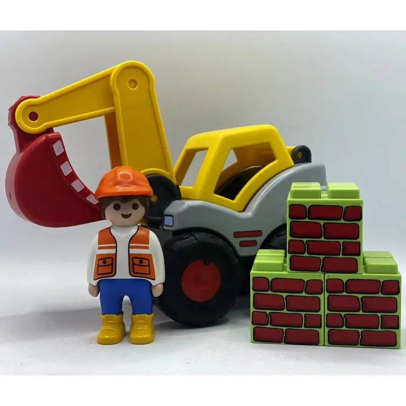 Playmobil 123 Excavadora Obra