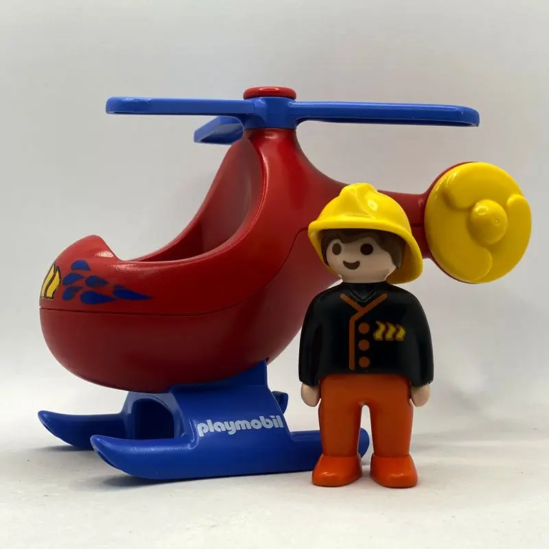 Playmobil 123 Helicóptero Bomberos