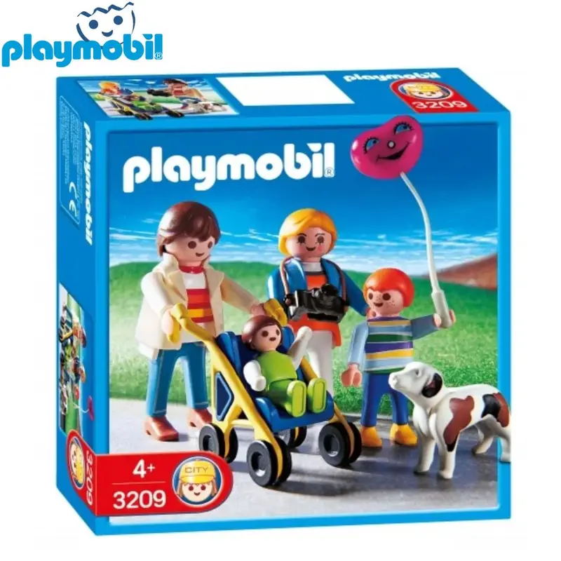 Playmobil 3209 familia paseo con carrito y perro