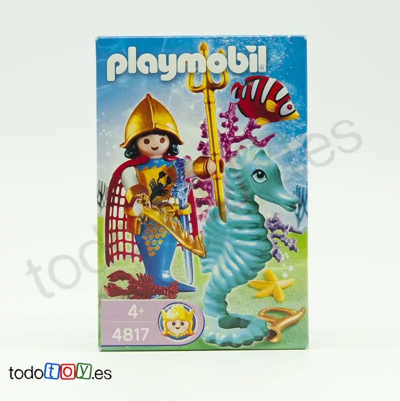 Playmobil® 4817 Soldado Sireno Caballo Azul