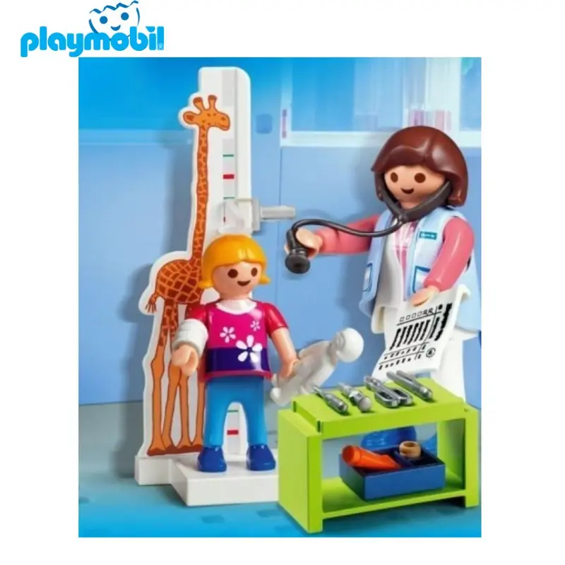 Playmobil 4921 pediatra con niña en huevo amarillo