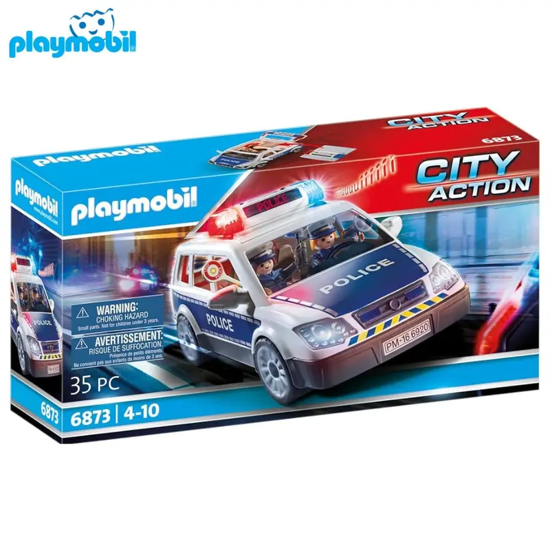 Playmobil 6873 coche de policía con luces y sonidos City Action