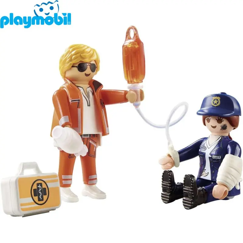 Playmobil 70823 doctor y policía duo pack