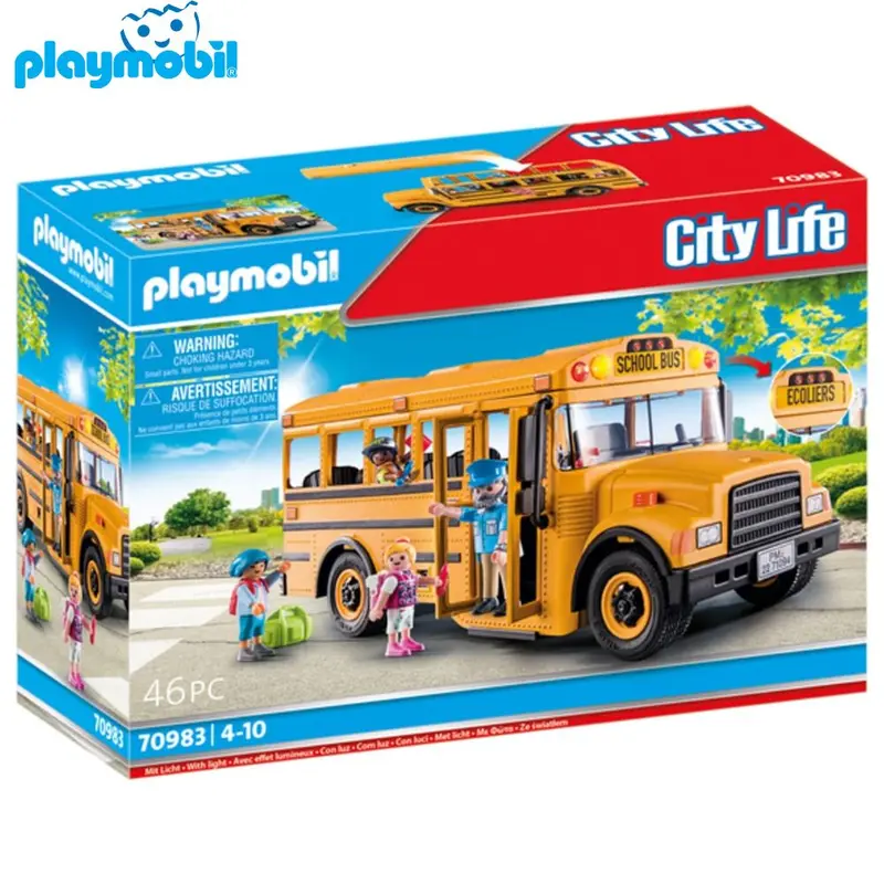 Playmobil 70983 autobús escolar con luces City Life