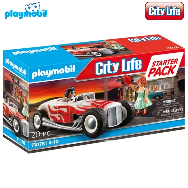 Playmobil 71078 Hot Rod coche años 50 City Life