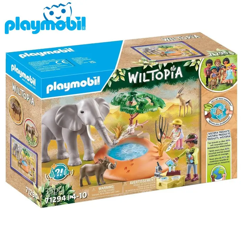 Playmobil 71294 elefante en la charca Wiltopia