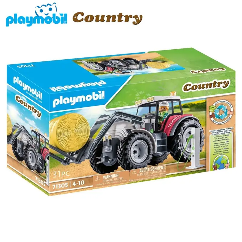 Playmobil 71305 tractor grande con accesorios Country