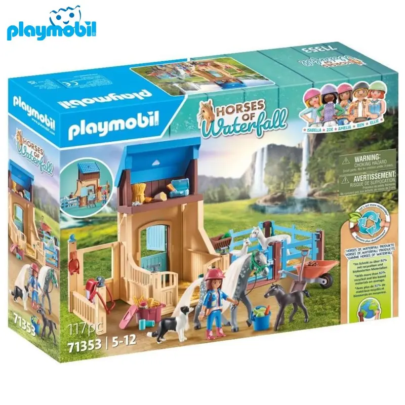 Playmobil 71353 establo de caballos con Amelia y Whisper Waterfall