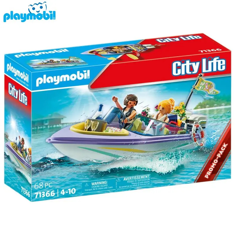 Playmobil 71366 paseo lancha en la luna de miel City Life