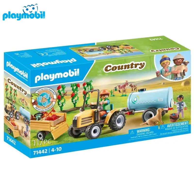Playmobil 71442 tractor con cisterna Country
