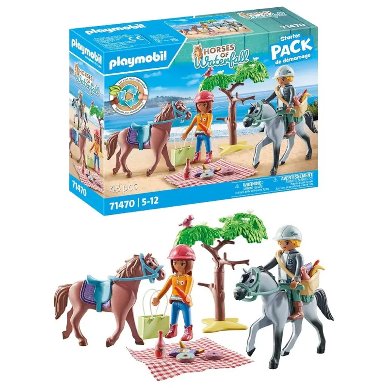 Playmobil 71470 excursión a caballo Waterfall