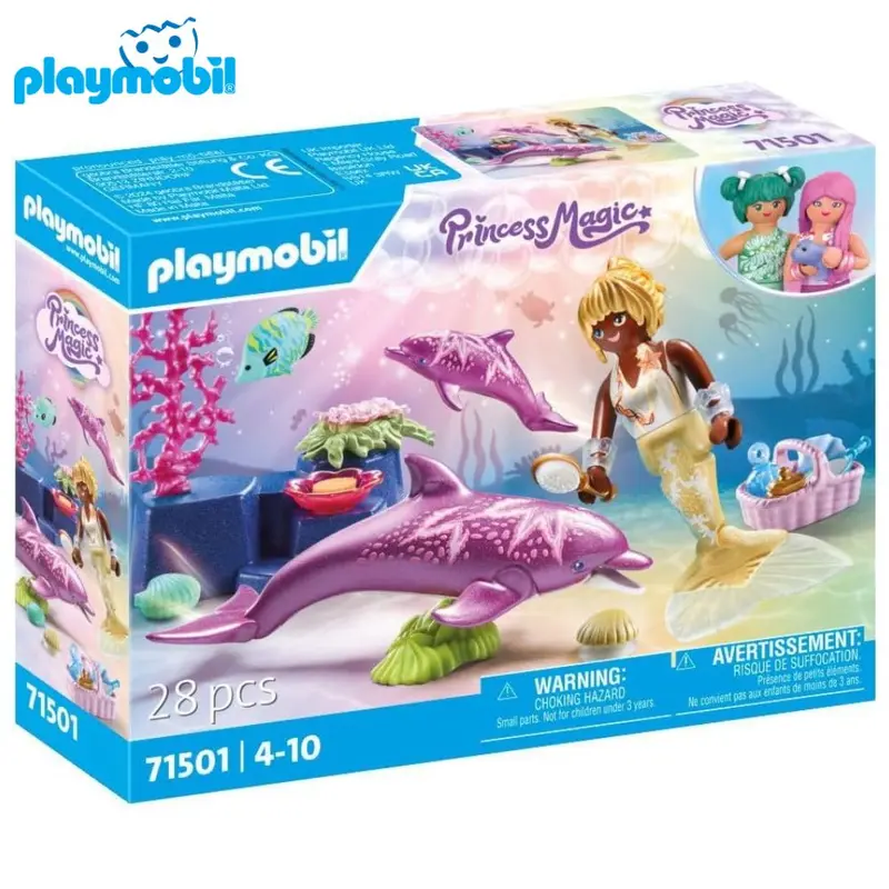 Playmobil 71501 sirena con delfines Princess Magic