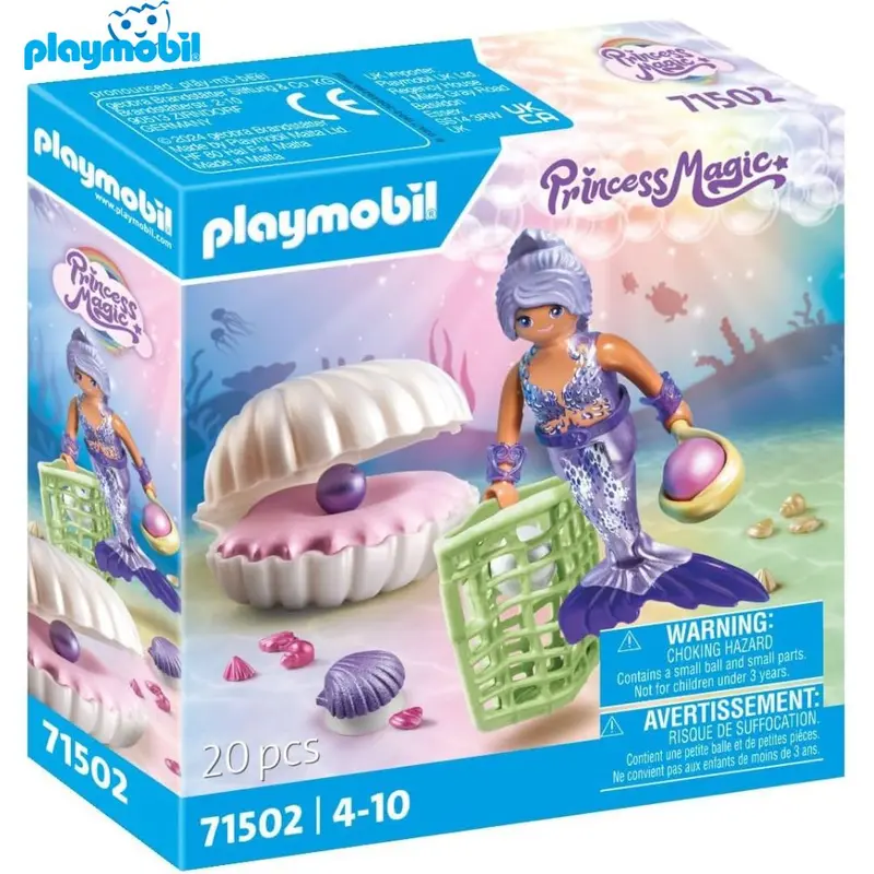 Playmobil 71502 sirena con concha y perla Princess Magic