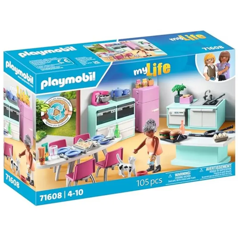 Playmobil 71608 cocina con comedor My Life