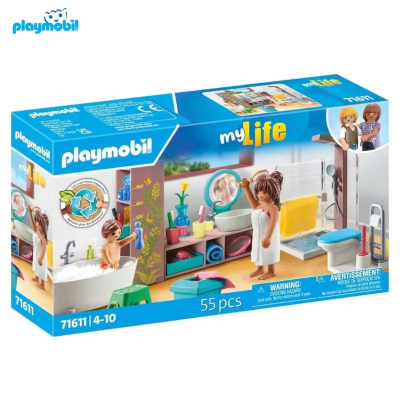 Playmobil 71611 cuarto de baño con bañera y ducha My Life