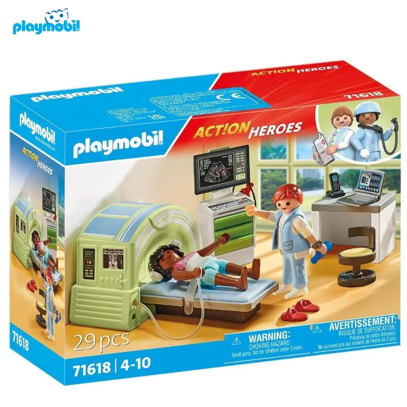 Playmobil 71618 resonancia con paciente Action Heroes