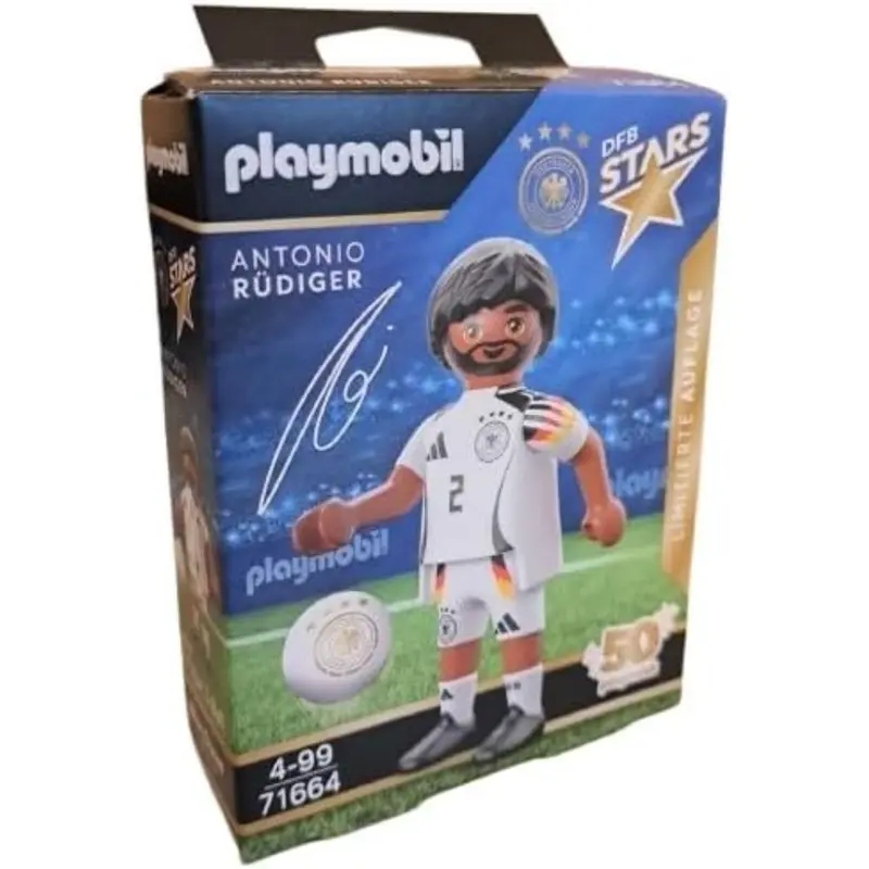 Playmobil 71664 Antonio Rüdiger jugador Alemania DFB Stars