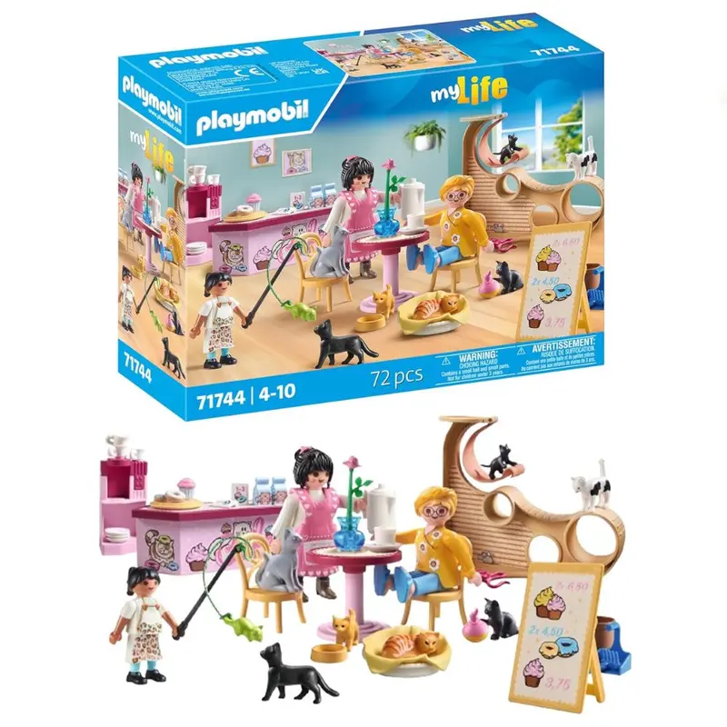 Playmobil 71744 cafetería para gatos My Life