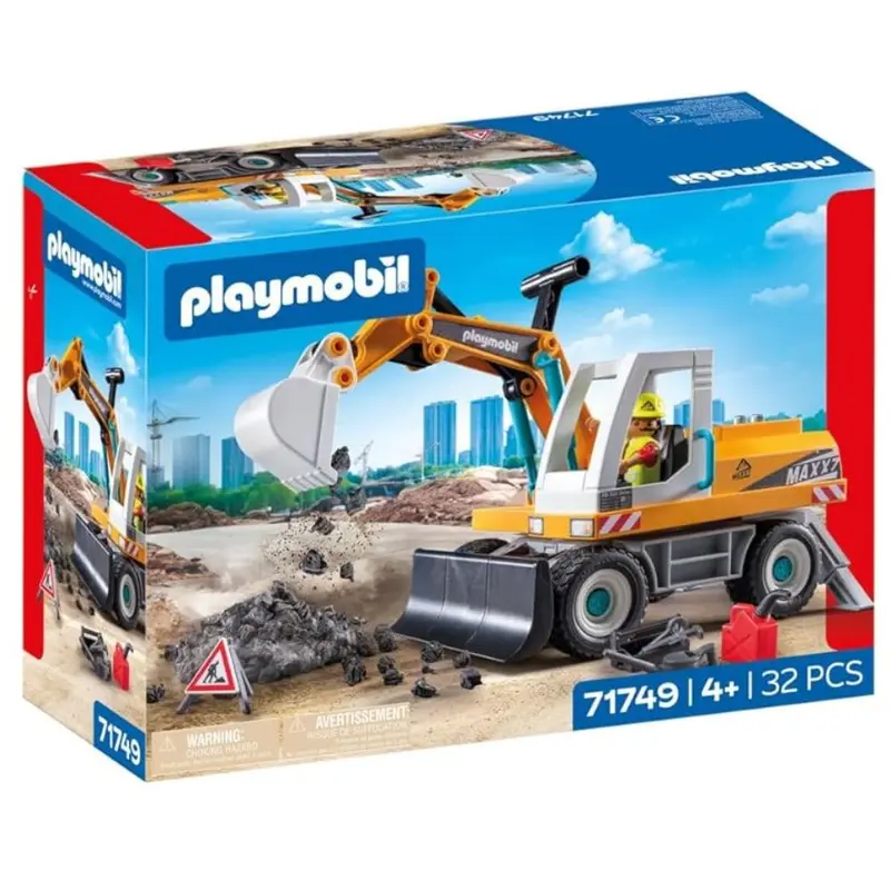 Playmobil 71749 excavadora grande