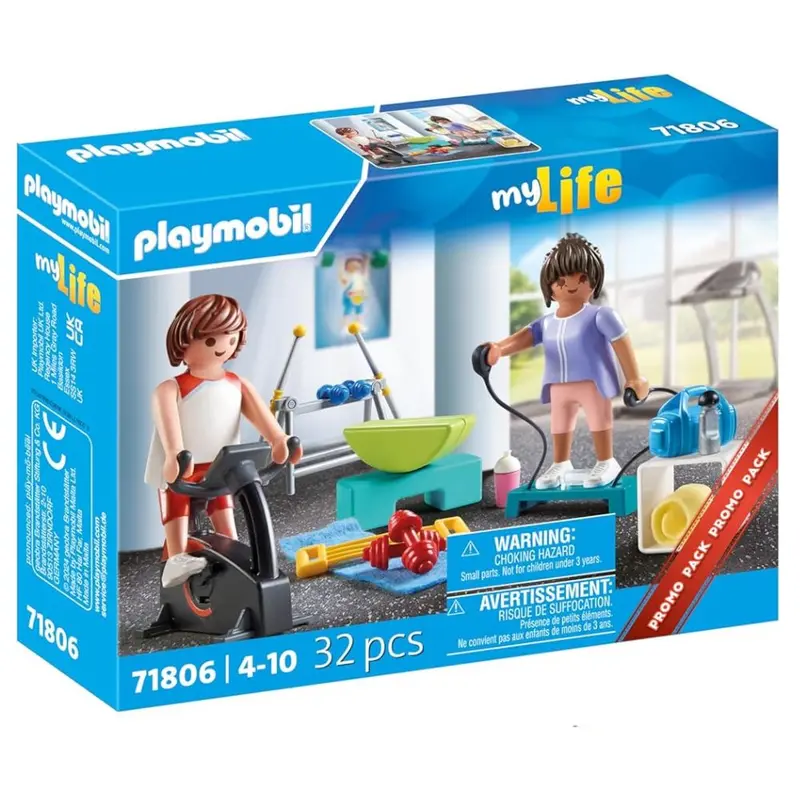 Playmobil 71806 entrenamiento fitness My Life
