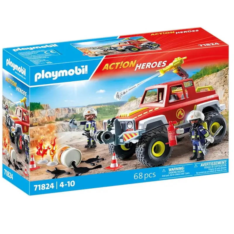 Playmobil 71824 camión de bomberos