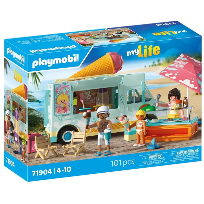 Playmobil 71904 Camión de helados con tienda de surf My Life