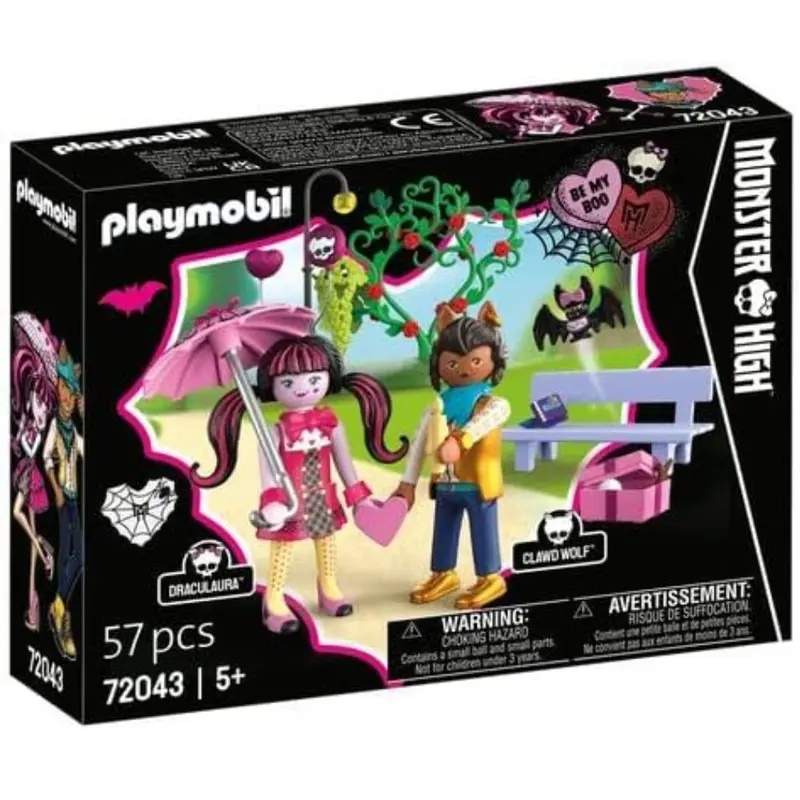 Playmobil 72043 Draculaura cita San Valentín Monster High