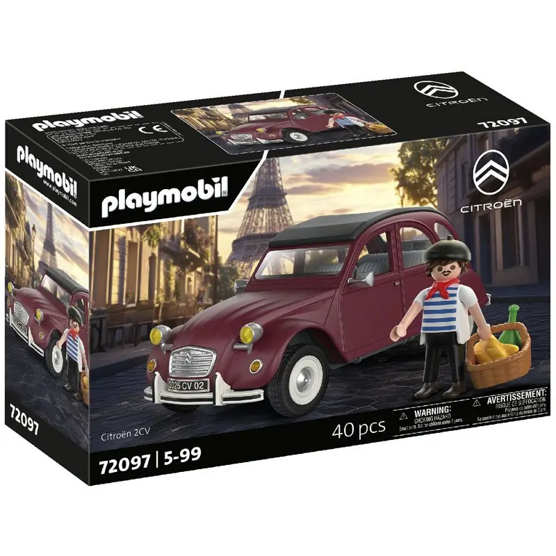 Playmobil 72097 Coche Citroën 2 CV Burdeos - Exclusiv