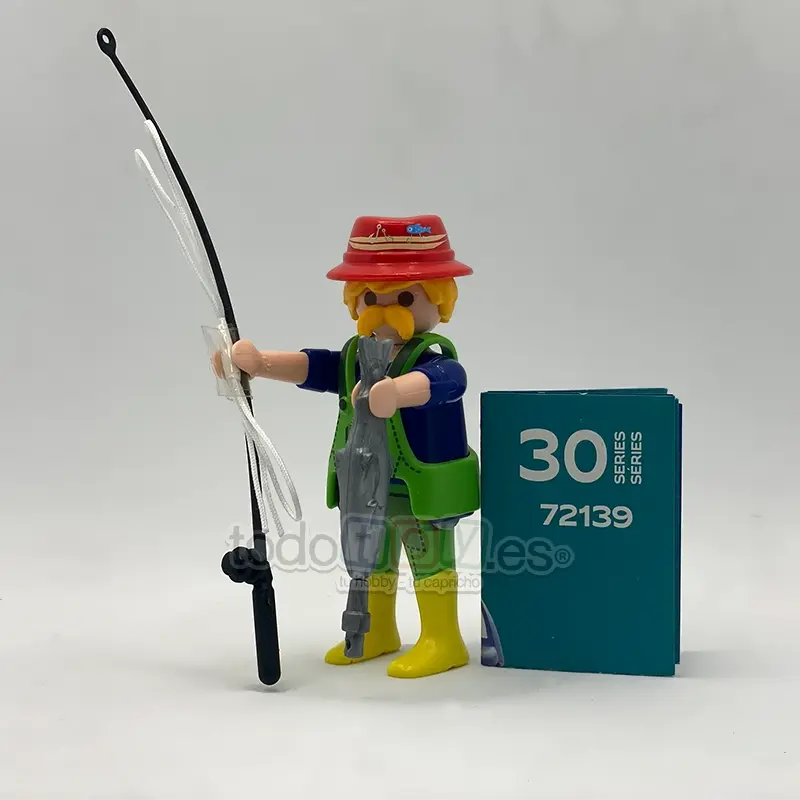 Playmobil 72139 Pescador Rubio Serie 30 Chicos