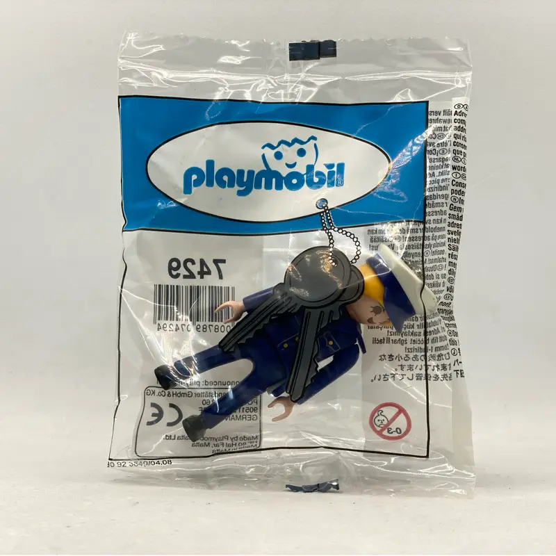 Playmobil 7429 Llavero Mujer Rubia Policía