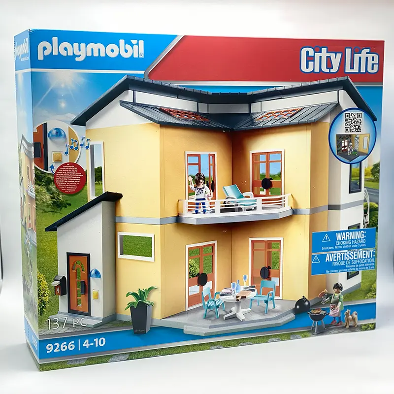 Playmobil 9266 City Life Casa Moderna Amarilla