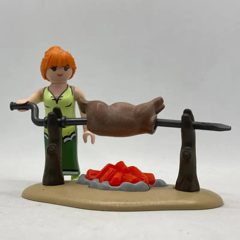 Playmobil Aldeana con Asador Cordero