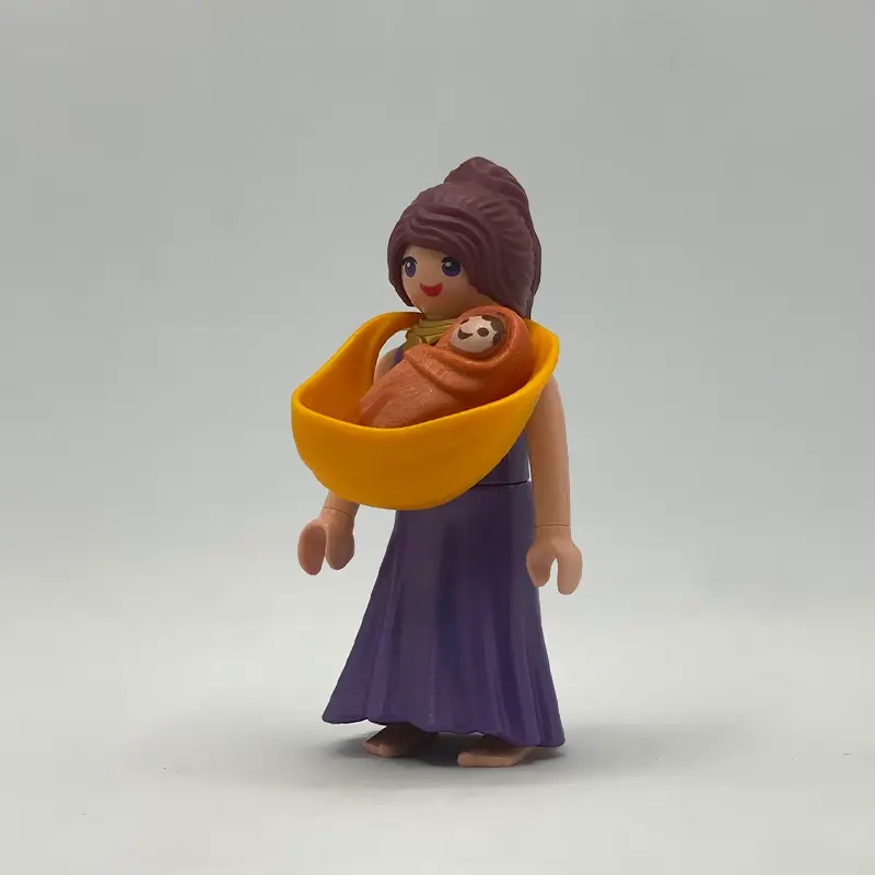 Playmobil Aldeana con Bebé en Portabebés FCO304