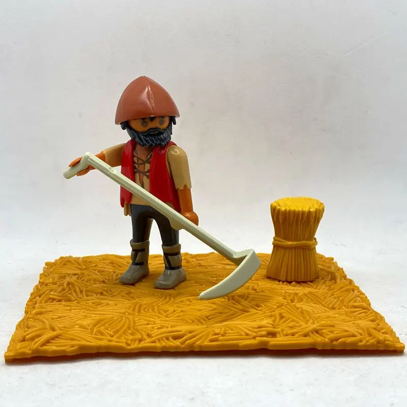 Playmobil Aldeano con Guadaña y Paja FCO883