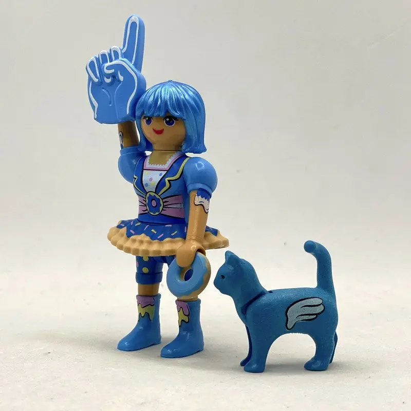 Playmobil Bailarina Animadora con Gato Azul FCO699