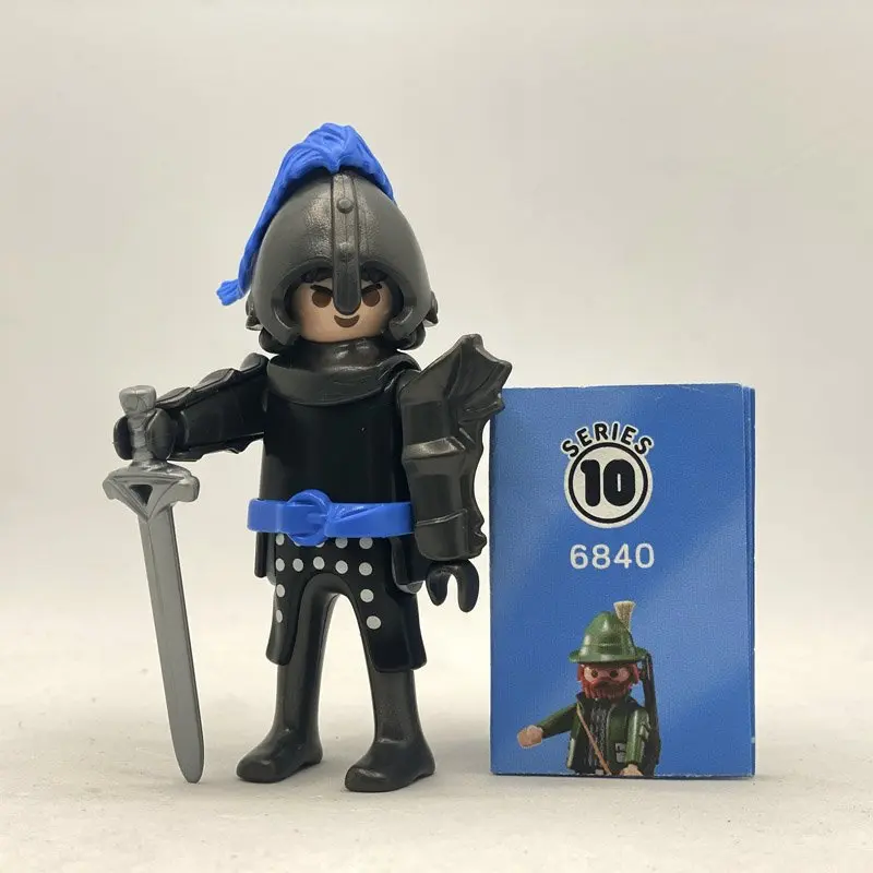 Playmobil Caballero Medieval Negro Serie 10 Chicos 6840