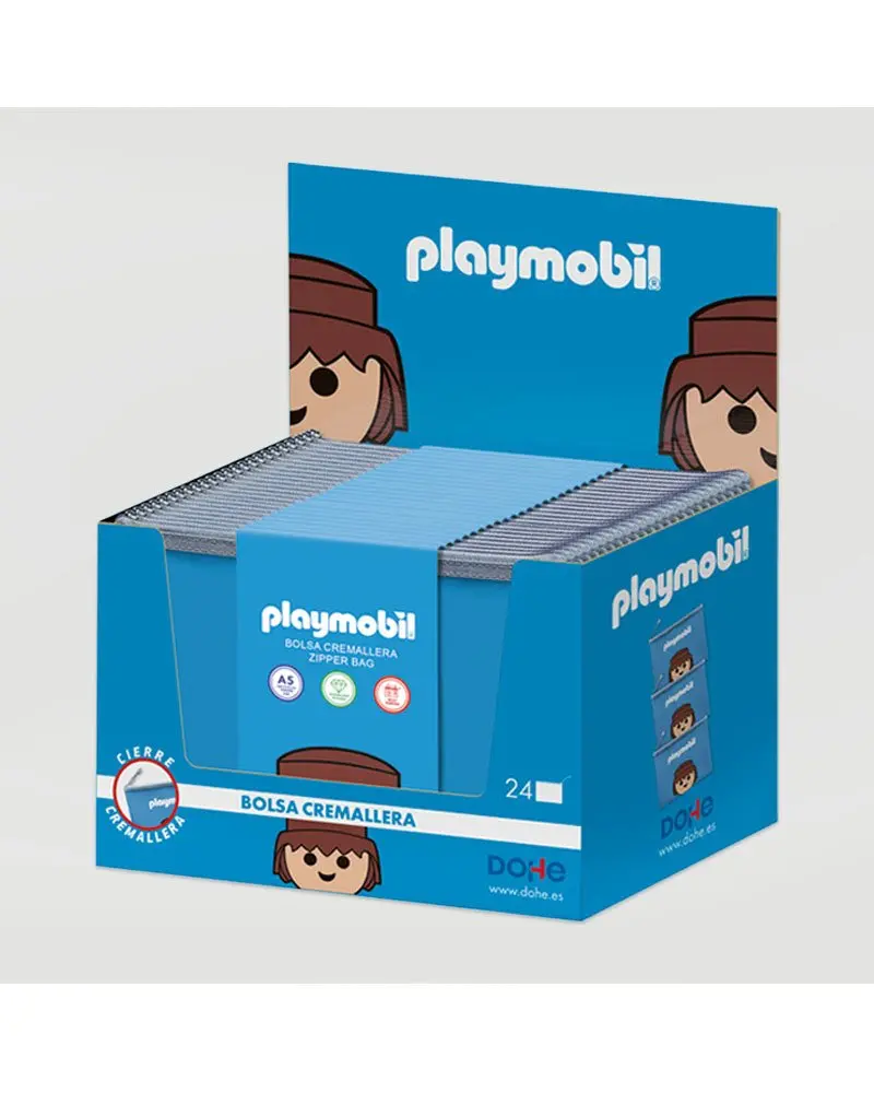 Playmobil Caja Expositor Bolsa EVA Cremallera 24 Unidades