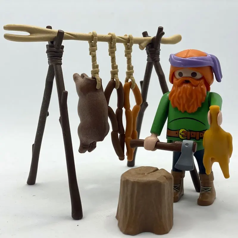 Playmobil Carnicero con Secadero de Carne FCO499