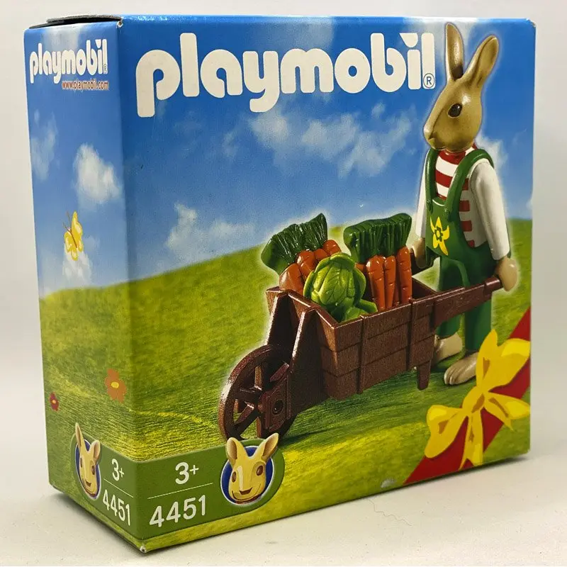 Playmobil Conejos Pascua - Carretilla - 4451