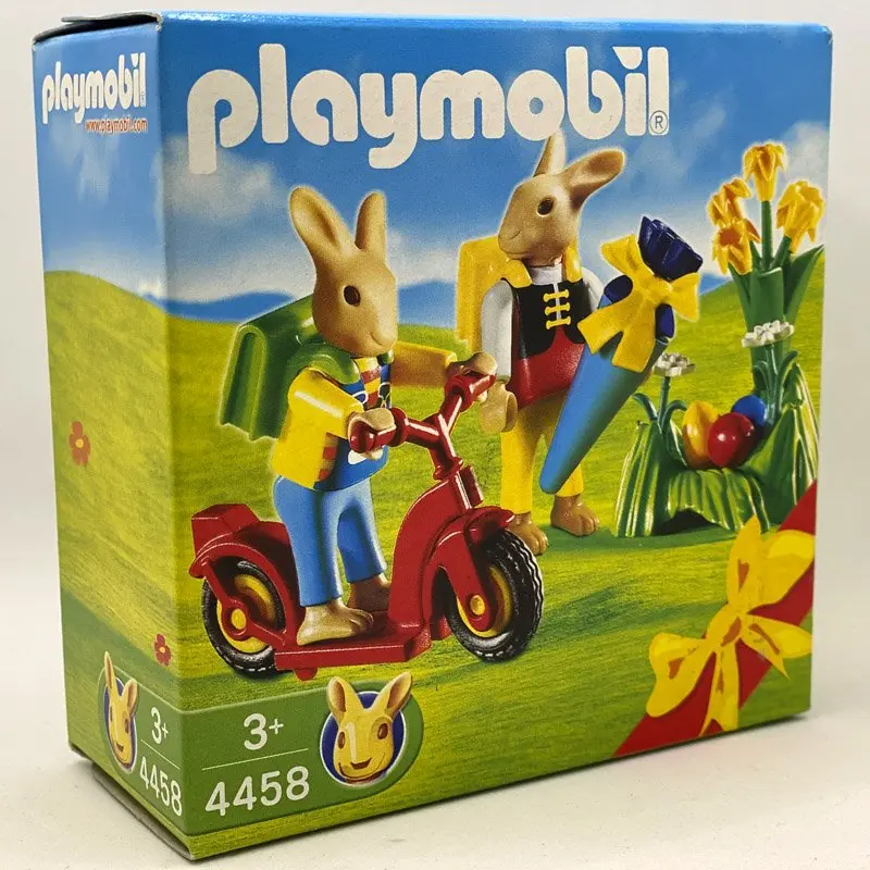 Playmobil Conejos Pascua - niños con juguetes - 4458